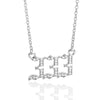 CZ Angel Number Necklace